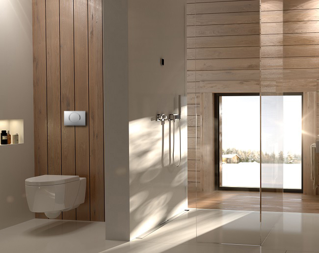 Кнопка смыва Geberit Sigma 10 115.758.KN.5 хром матовый / хром - 2