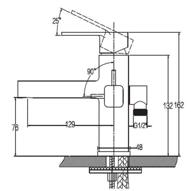 Смеситель для биде KAISER Sharp  64088 - 1