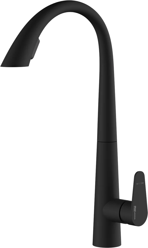 Смеситель для кухни Wasserkraft черный матовый A8667 - 0