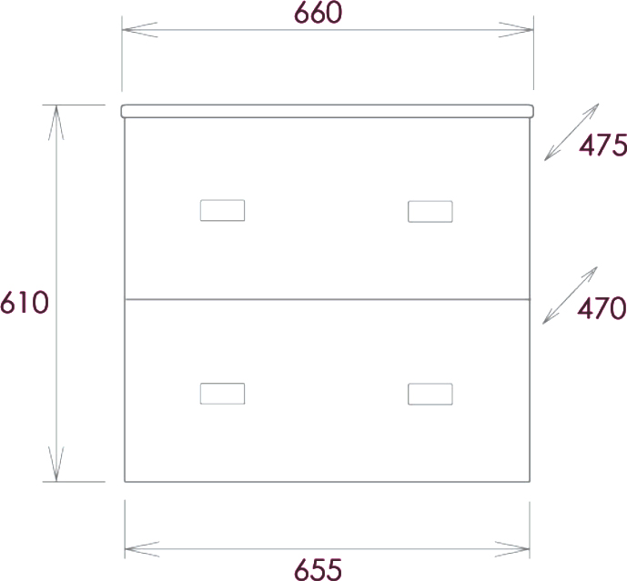 Тумба с раковиной Onika Марбл 65 мрамор/камень бетонный (106548) - 5