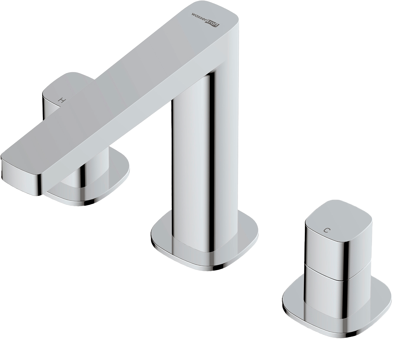 Смеситель для раковины Wasserkraft Naab 8635 хром - 0