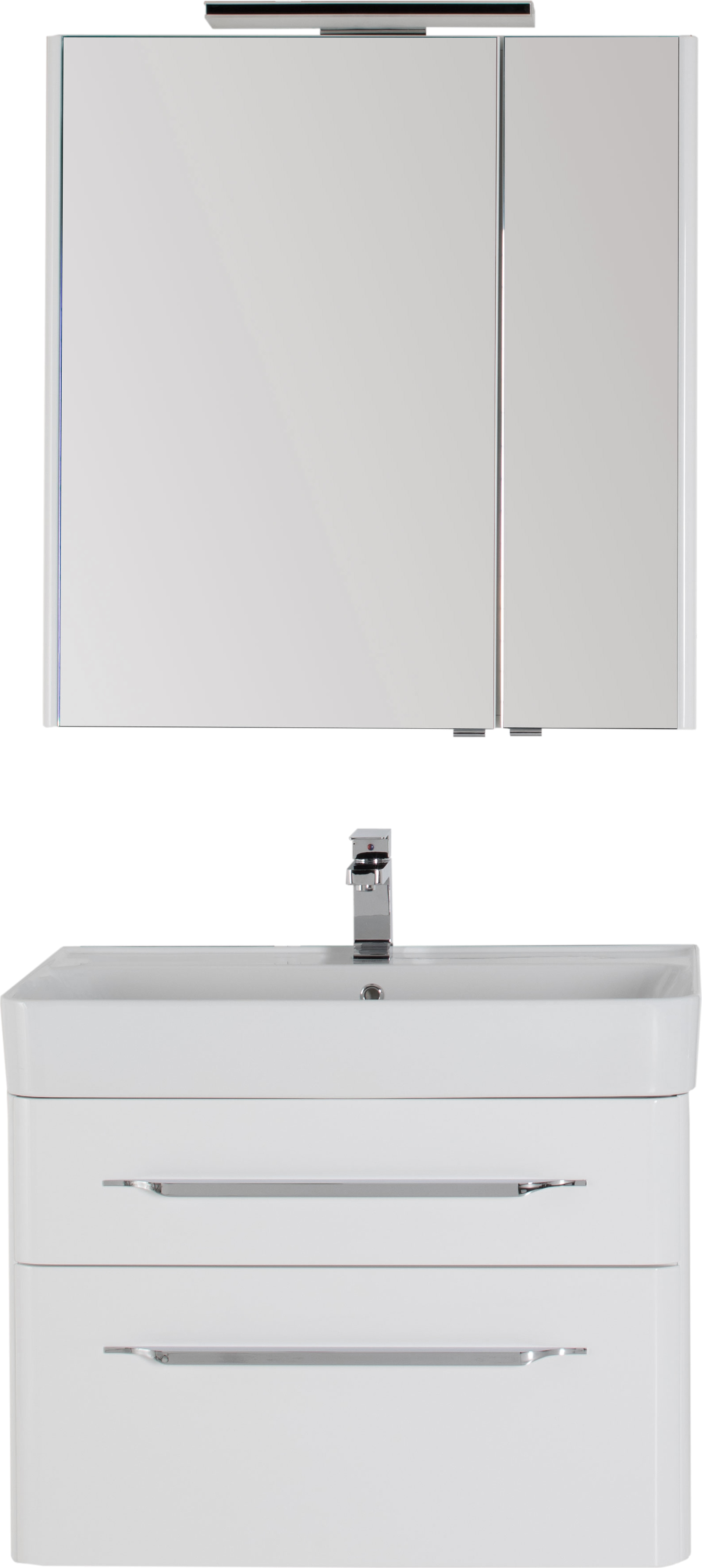 Мебель для ванной Aquanet Виченца 80 белый глянец - 1