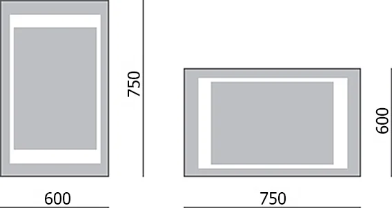  Зеркало Sanvit Дорадо 75 с подсветкой zdor75 - 3
