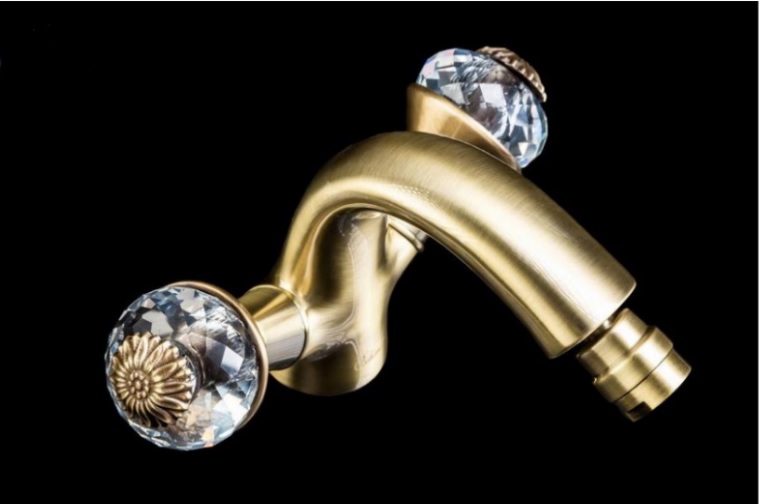 Смеситель для биде Boheme Flora бронза  316-FL - 0