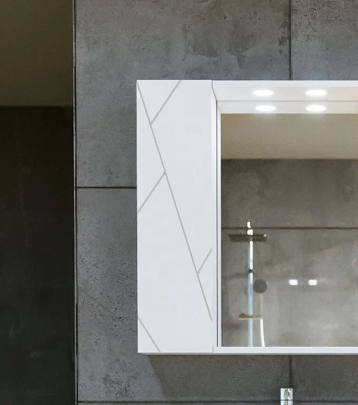 Подвесной шкаф Бриклаер Кристалл 20 белый  4627125416040 - 1