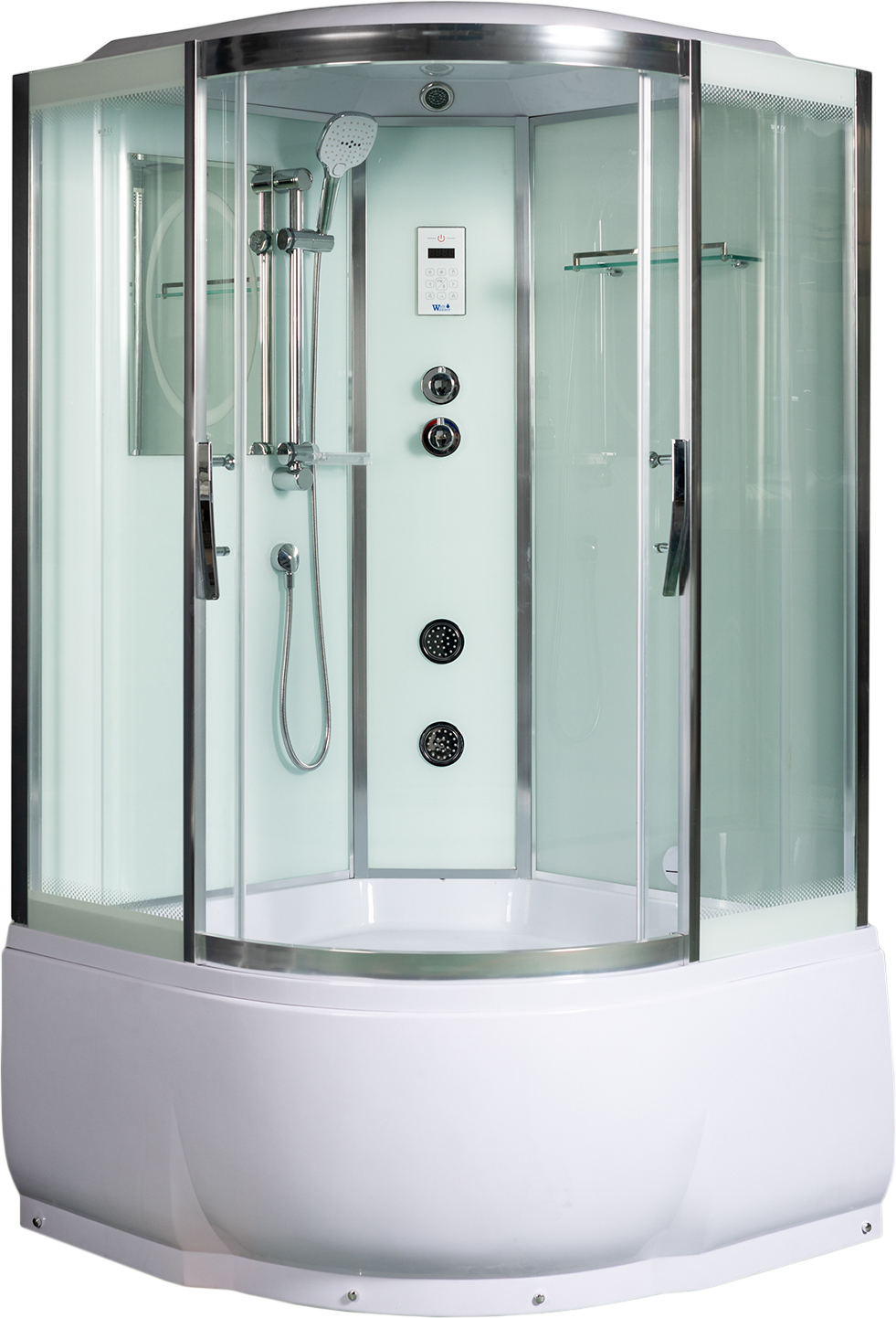 Душевая кабина Weltwasser WW500 EMMER 11055 110х110 хром  10000003288 - 0