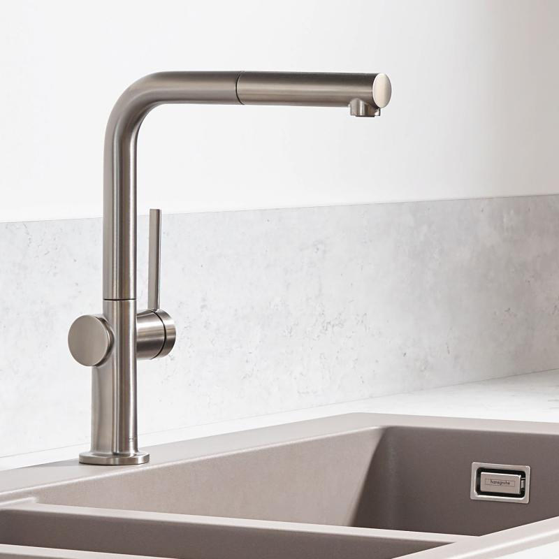 Смеситель для кухни Hansgrohe Talis M54 72808800 сталь - 4