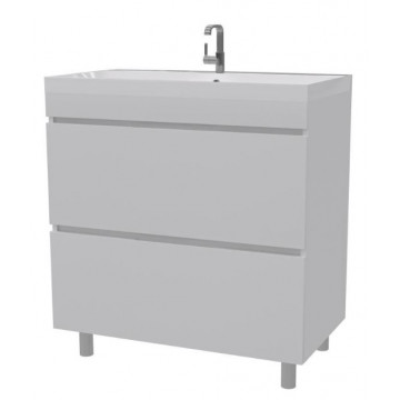 Тумба под раковину напольная Stella Polar Памелла 80 белая SP-00000613 - 0