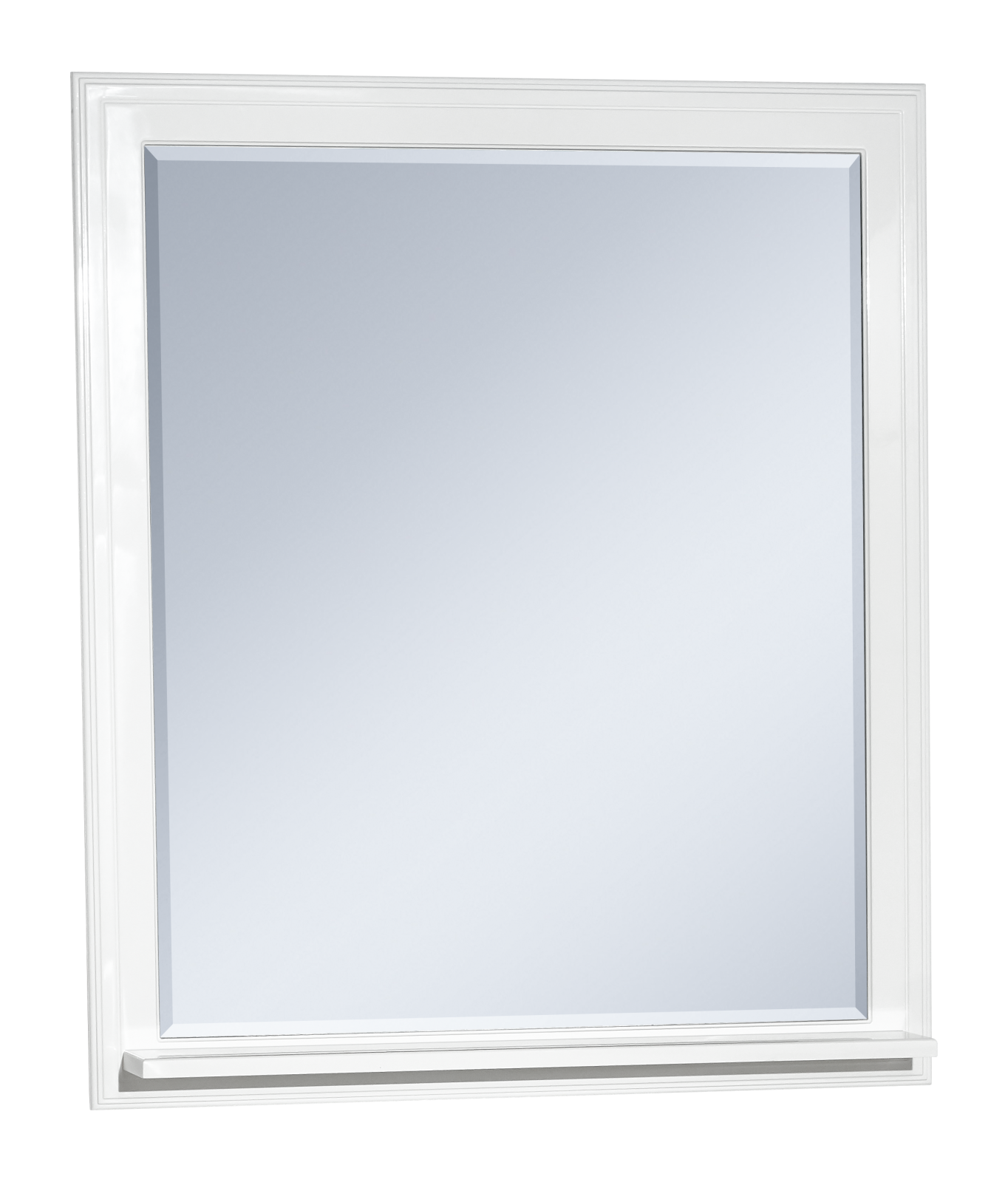 Зеркало Misty Шармель 80 белое с полкой Л-Шрм02080-011 - 0