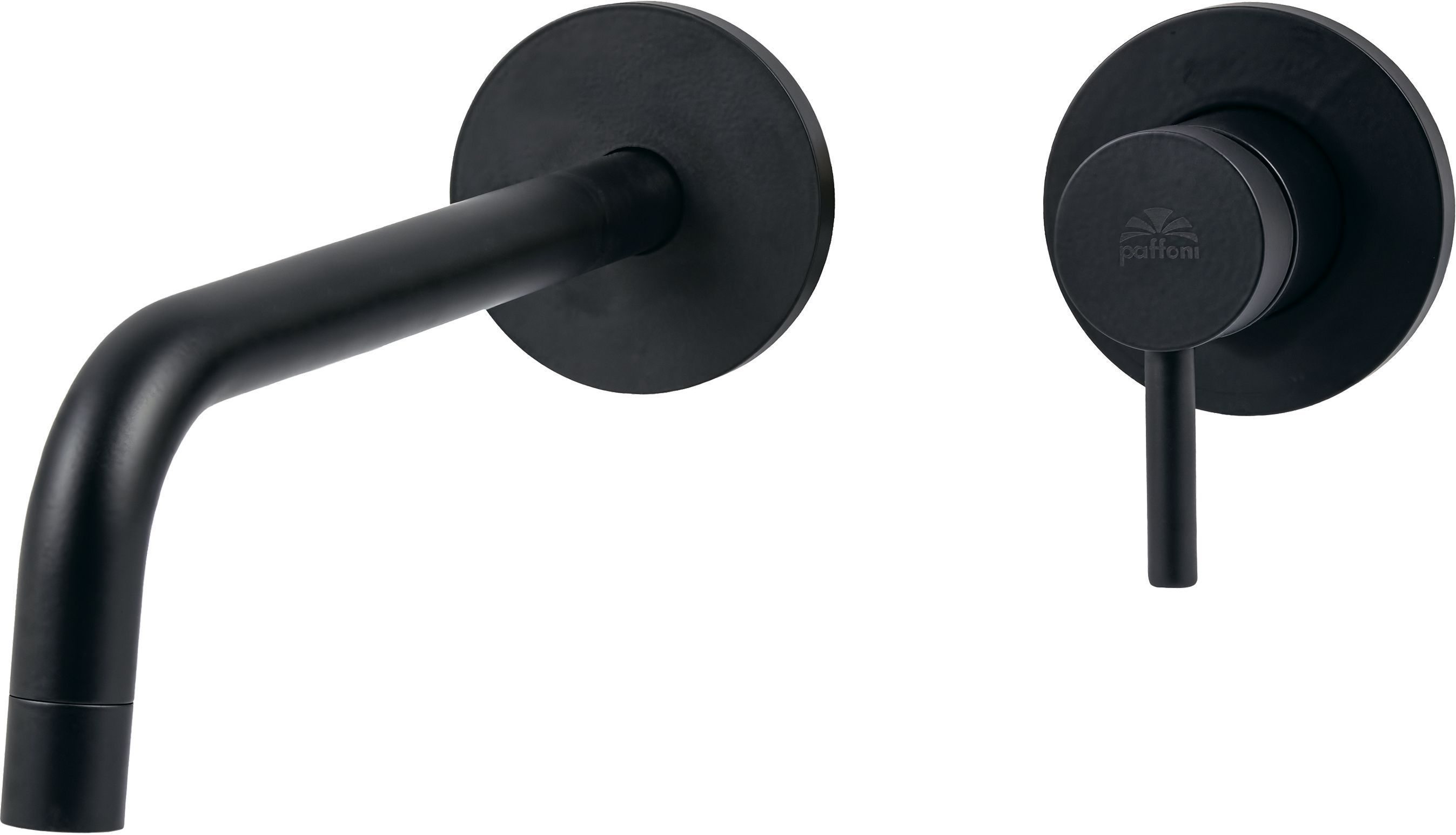 Смеситель Paffoni Light LIG006NO70 с ВНУТРЕННЕЙ ЧАСТЬЮ, для раковины, черный - 0