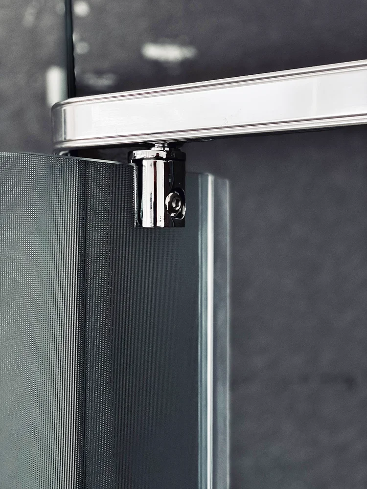 Душевой уголок Royal Bath TR 90х90 профиль хром стекло рифленое  RB90TR-C-CH - 4