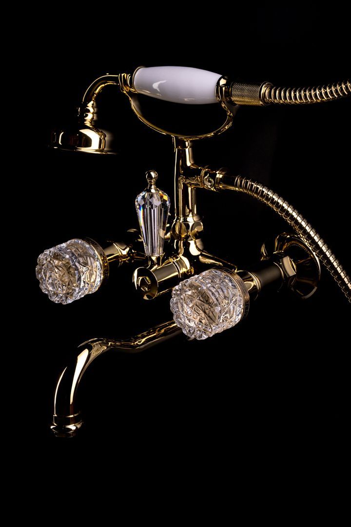Смеситель Boheme Crystal 293-CRST для ванны с душем - 1