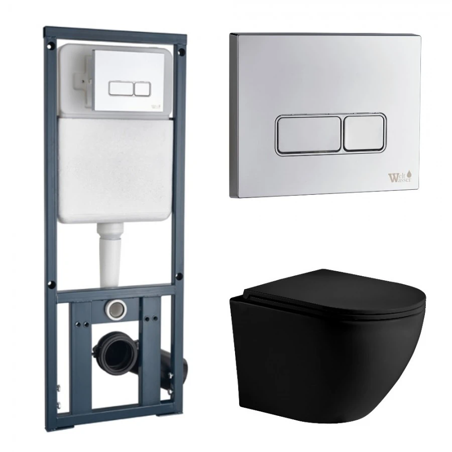 Комплект Weltwasser MARBERG 410 + MERZBACH 004 MT-BL + MAR 410 SE  10000006488 - 0