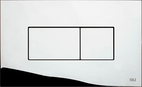 Система инсталляции для унитазов OLI Oli 80 300573pKA00 с кнопкой смыва, хром глянец - 1