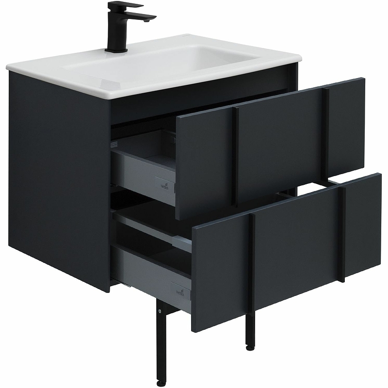 Тумба под раковину Allen Brau Reality 70 черный матовый 1.32004.AM - 15