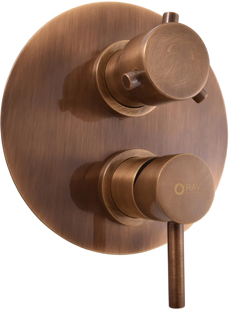 Смеситель для ванны с душем Rav Slezak Seina бронза SE986KSM - 0
