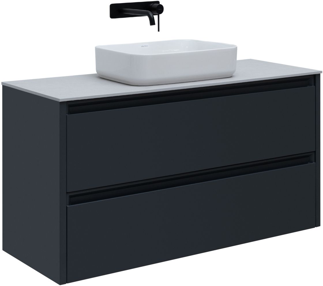 Тумба под раковину Allen Brau Fantasy 120 черный матовый 1.11005.AM - 1