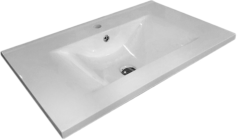 Тумба с раковиной Sanvit Авеню-1 60 белая глянцевая - 2