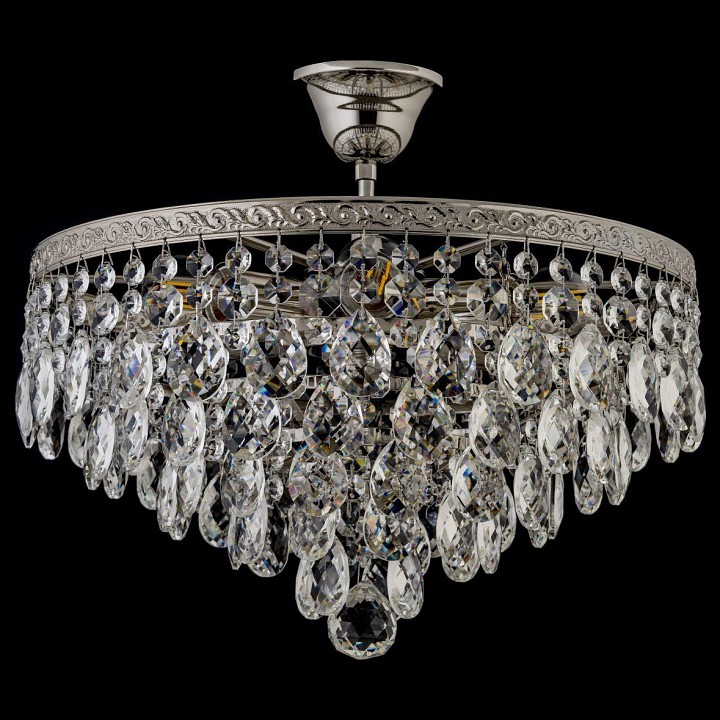 Люстра на штанге Arti Lampadari Castellana Nickel Castellana E 1.3.38.608 N - 1