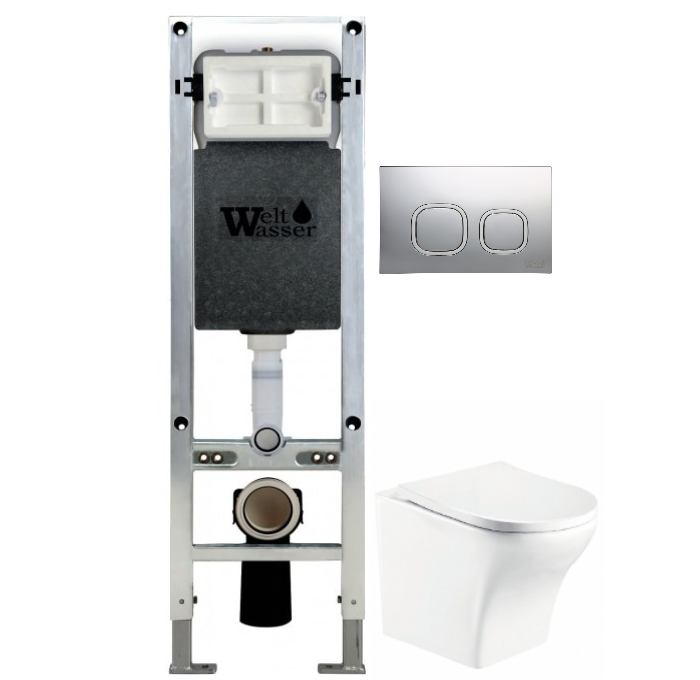 Комплект Weltwasser AMBERG 350 ST + ODENBACH 004 GL-WT + AMBERG RD-MT CR  10000006565 - 0