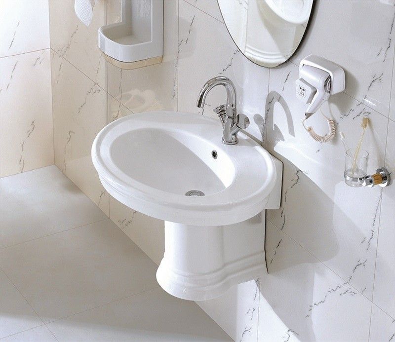 Раковина подвесная Ceramalux Classic 75 белый  2011 - 0