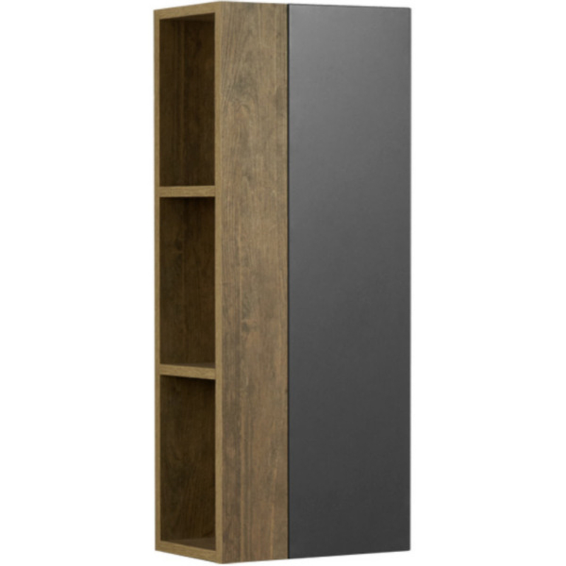 Шкаф подвесной Aquaton Терра 35 светлое дерево-серый 1A247503TEKA0 - 0