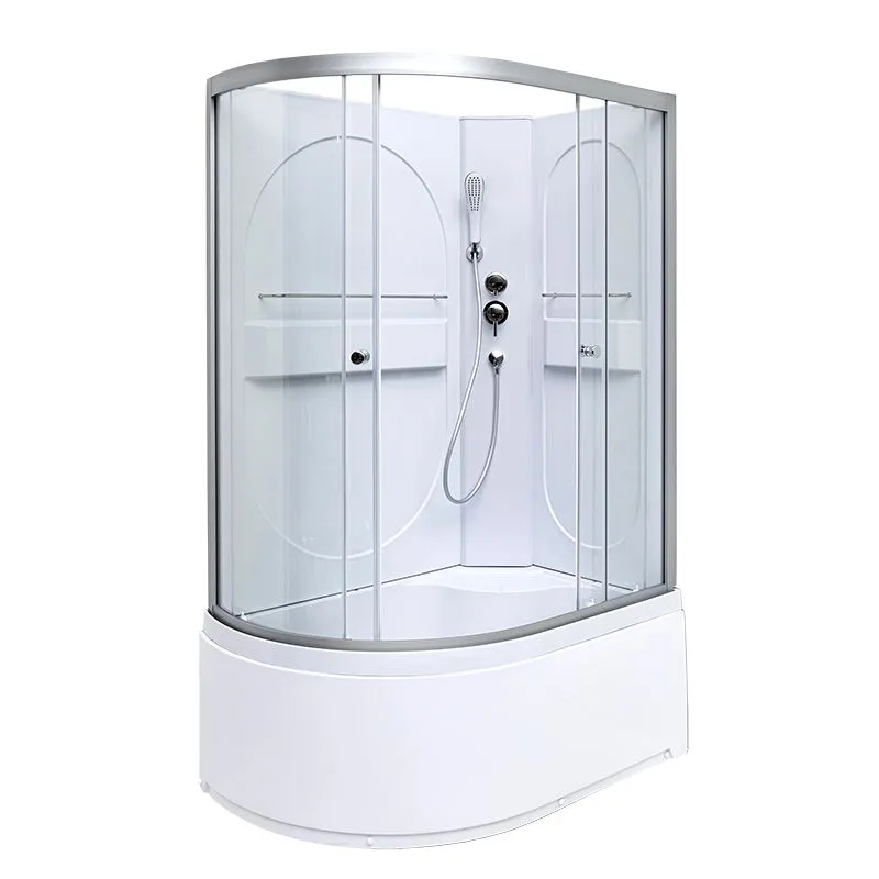 Душевая кабина Deto L 120х80 хром  L620RN - 0