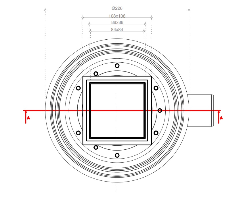 Душевой трап Pestan Confluo Standard Vertical Dry Ceramic 13000112 - 9