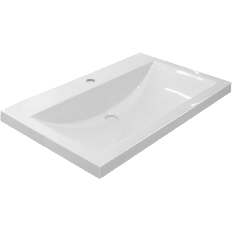 Мебельная раковина Misty Монако 80 белая глянцевая ФР-00002611 - 0