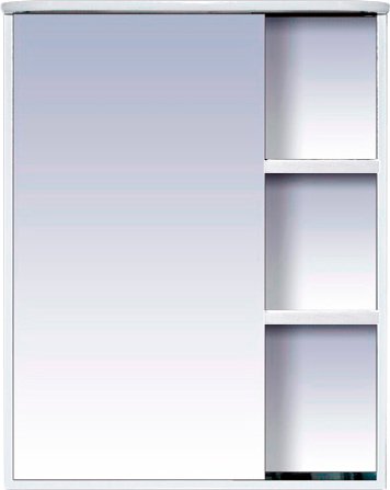 Зеркало-шкаф Misty Венера 60 белый L П-Внр04060-01СвЛ - 0