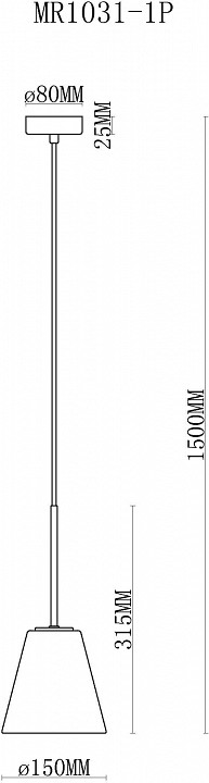 Подвесной светильник MyFar Stiven MR1031-1P - 5