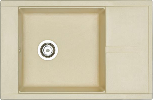 Мойка кухонная AQUATON Делия 78 шампань 1A715132DE290 - 0