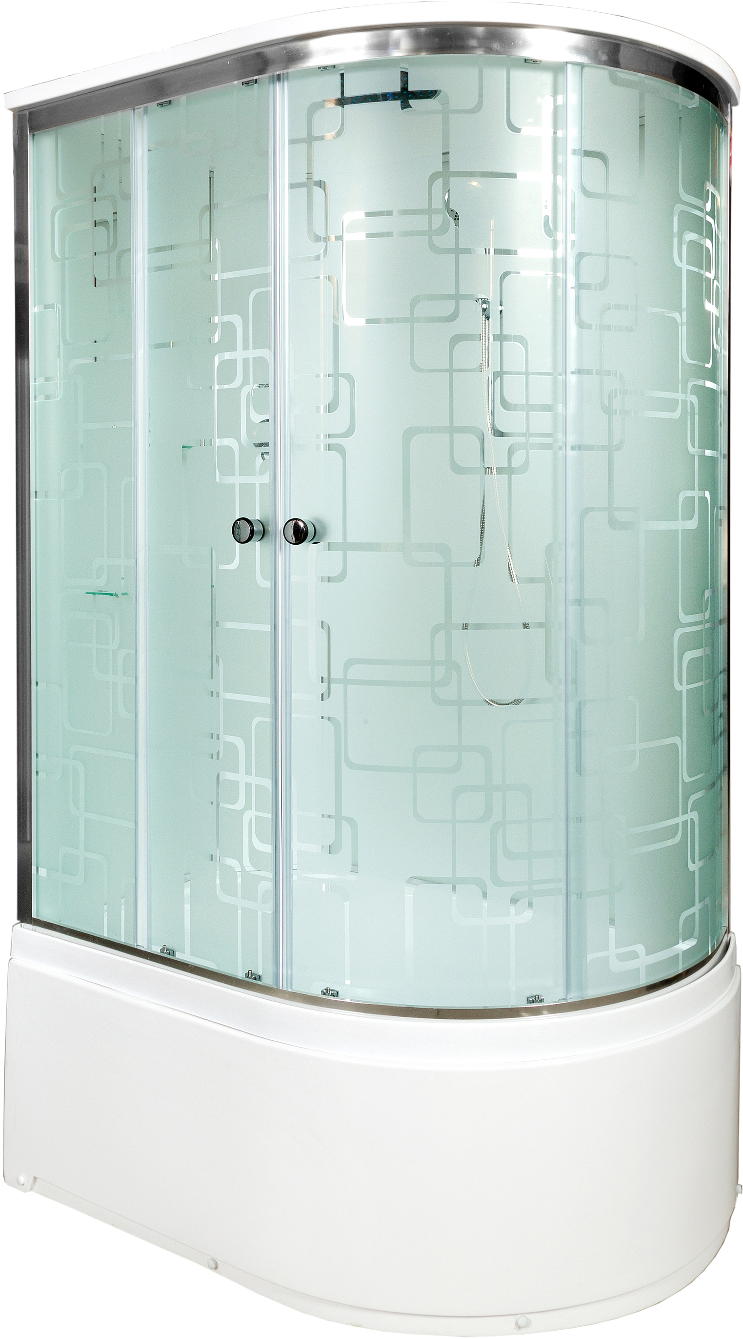 Душевая кабина DETO EM4511LEL с высоким поддоном, с сиденьем - 1