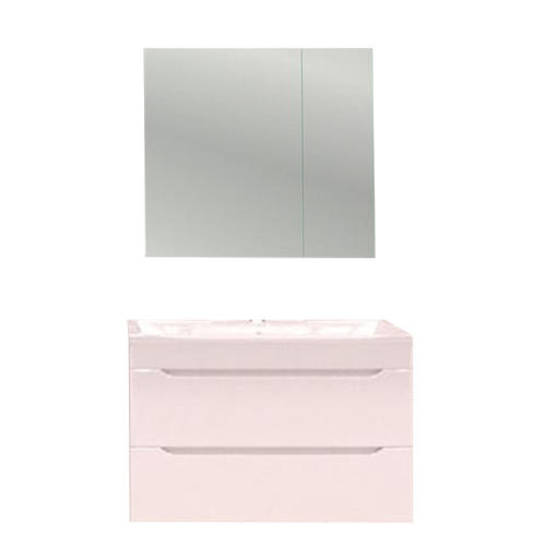 Тумба под раковину подвесная Stella Polar Рианна 60 белая SD-00000432 - 1