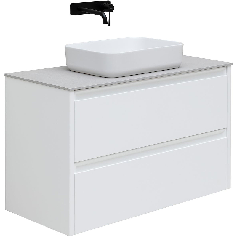 Тумба под раковину Allen Brau Fantasy 100 белый матовый 1.11003.WM - 1