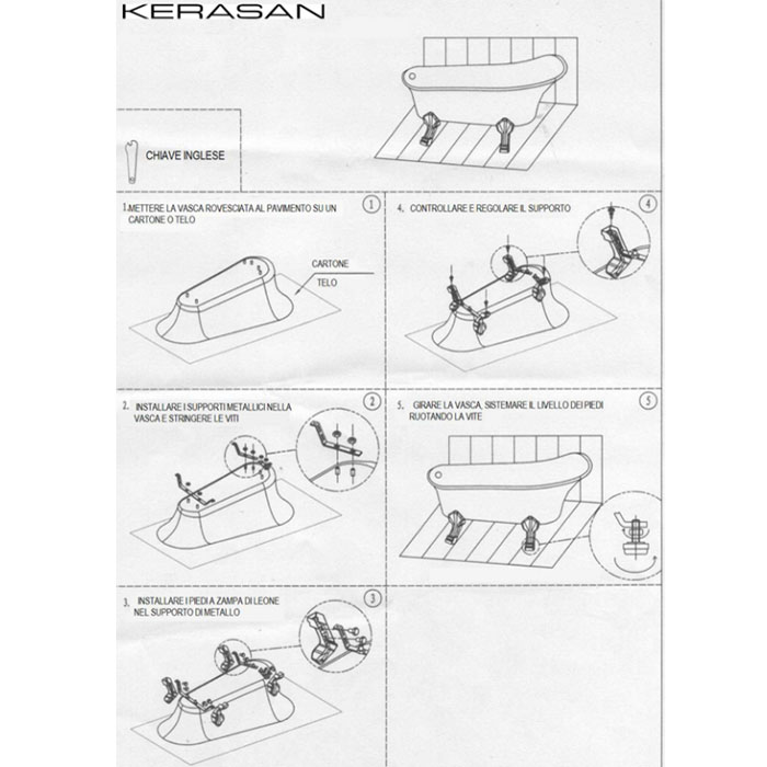 Акриловая ванна Kerasan Retro  105590 - 1