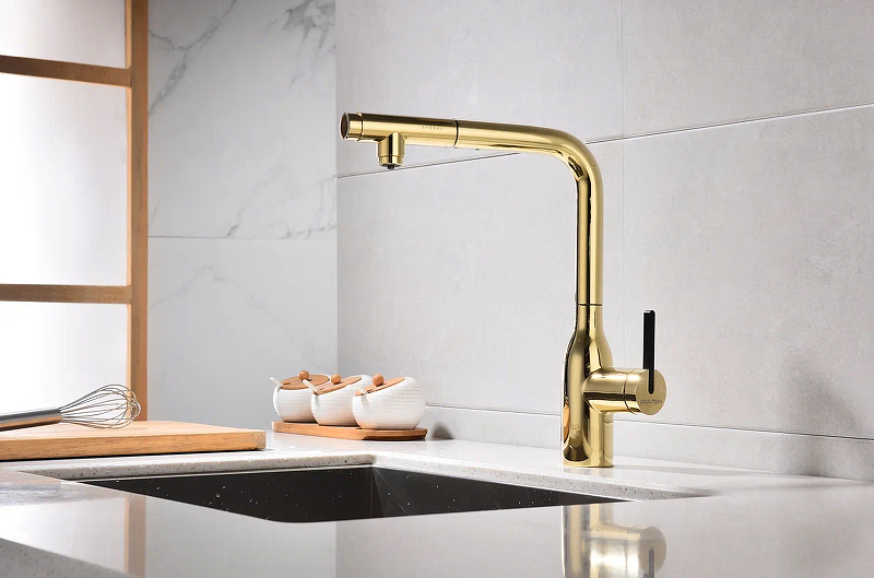 Смеситель для кухни Paulmark Viper золото Vi213105-G - 1