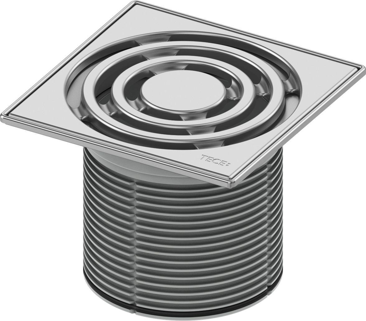 Базовая решетка 150 х 150 мм со стальной  рамкой и удлинителем 3660004 - 0