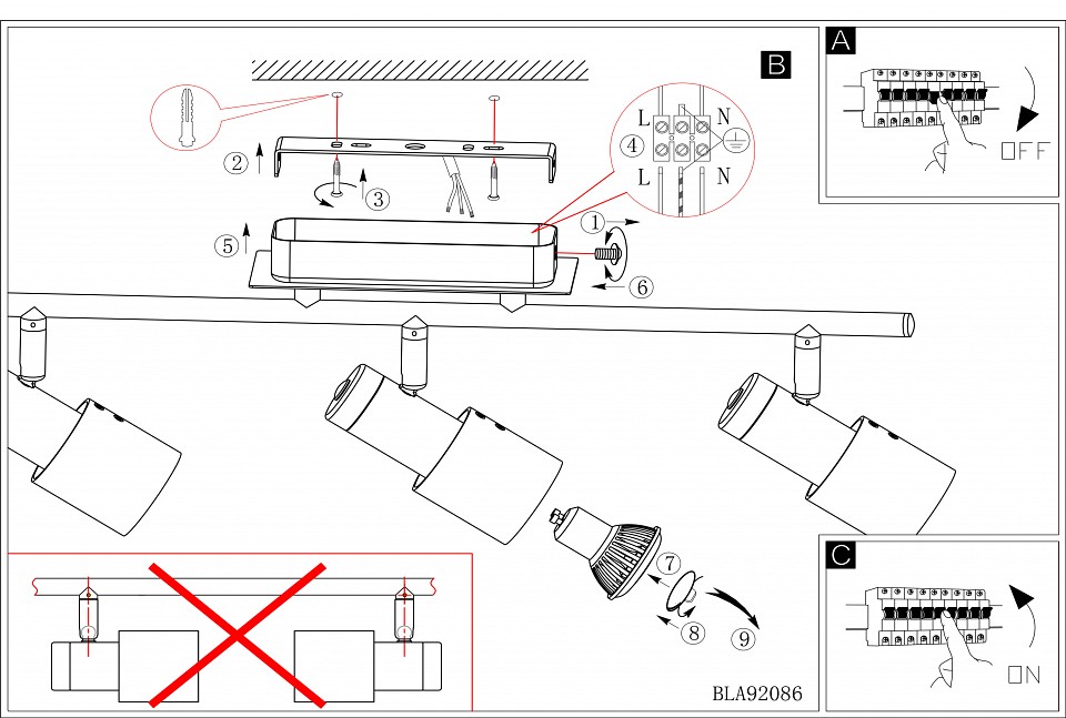 Спот Eglo Davida 92086 - 1