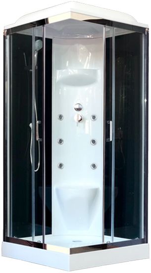Душевая кабина Royal Bath RB80HP7-BT-CH - 0