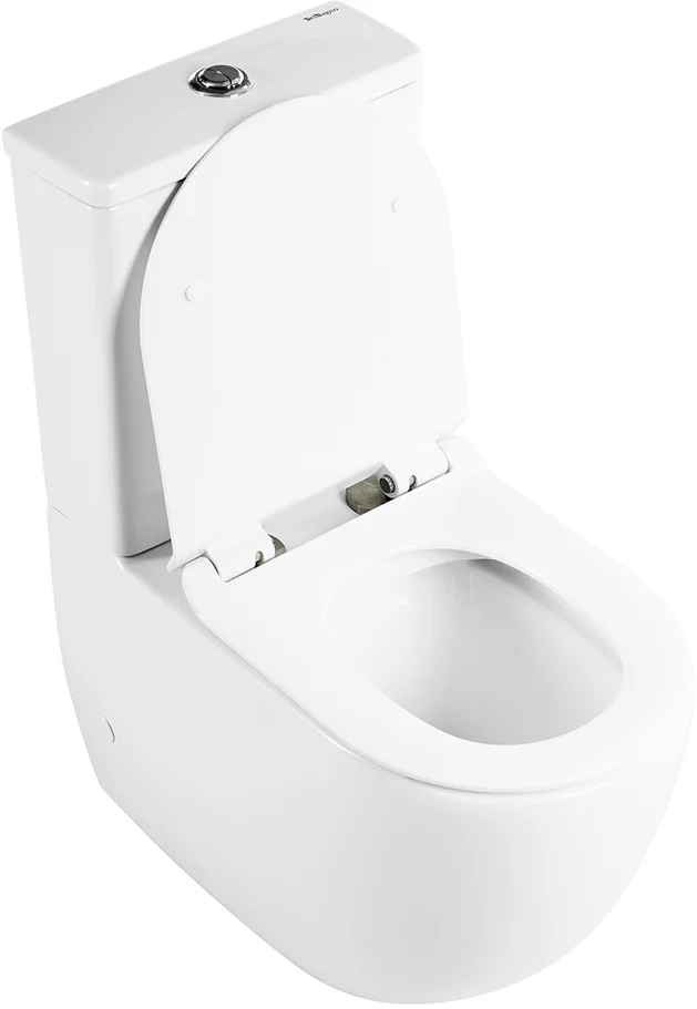 Чаша унитаза компакт BelBagno Sfera-TR без бачка и сиденья белый BB2128CPR - 3