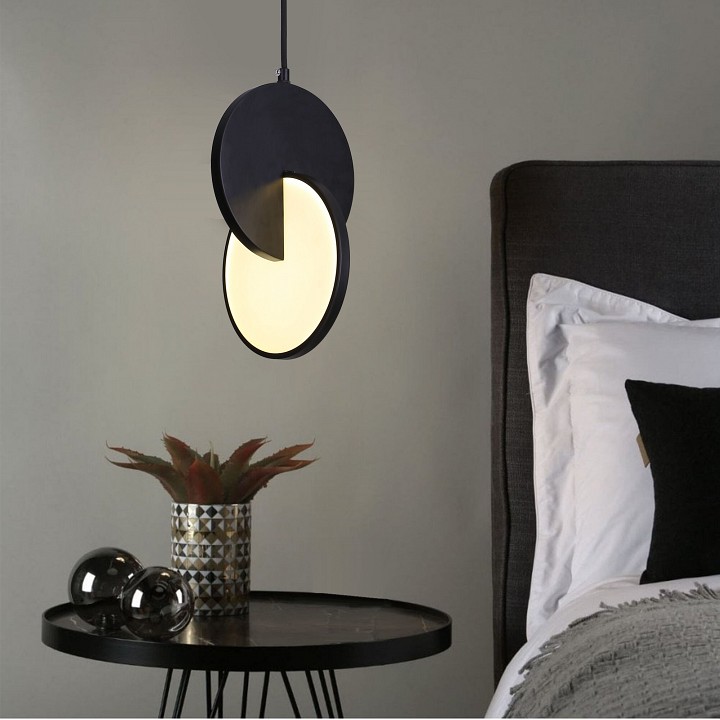 Подвесной светильник Eurosvet Lang 50225/1 LED черный - 1