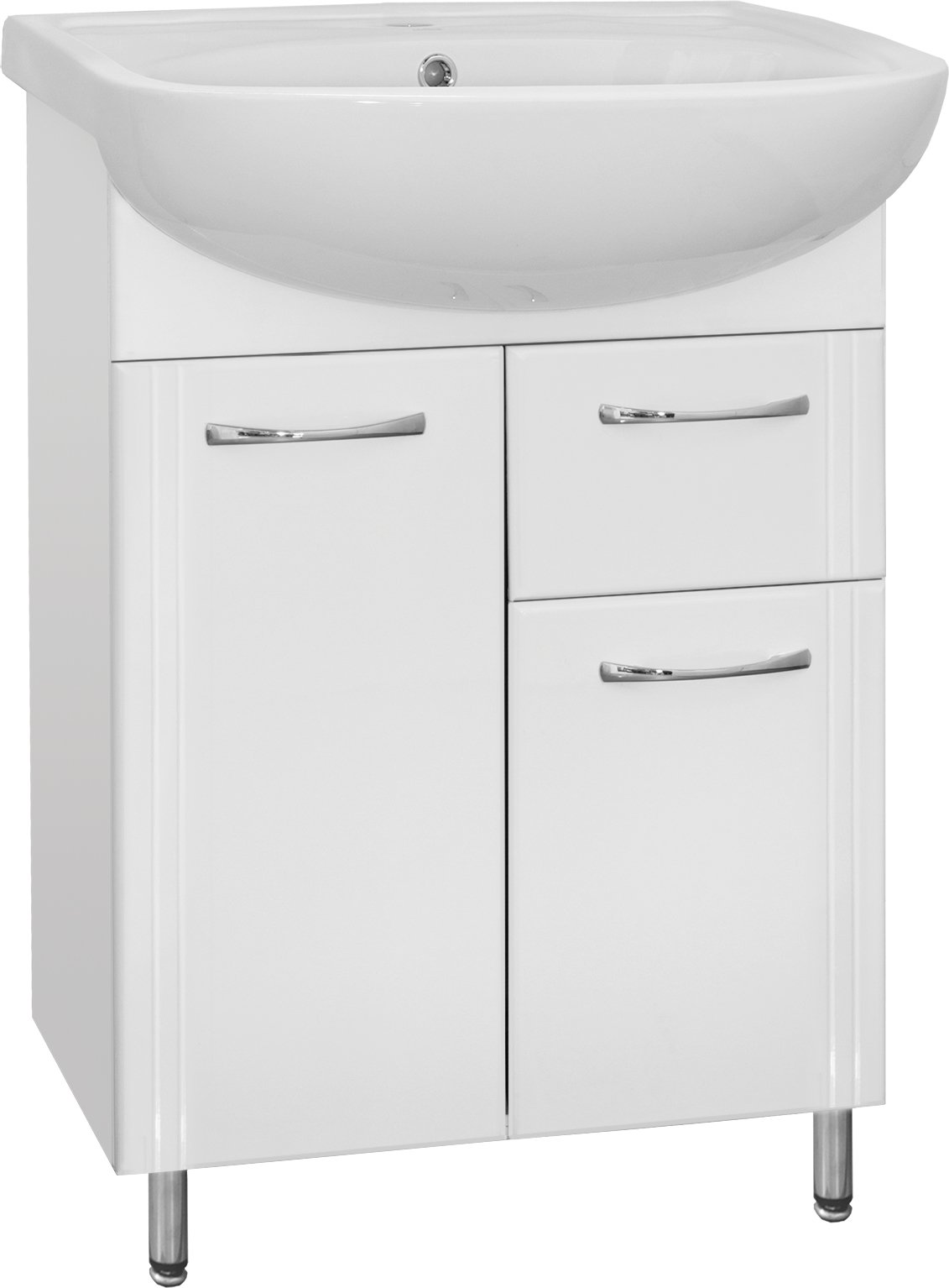 Мебель для ванной Style Line Эко Стандарт №11 61 белая - 5