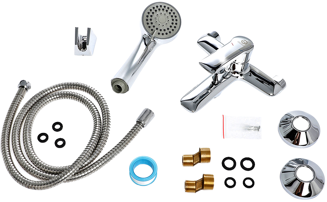 Смеситель для ванны с душем STWORKI Колдинг KO-02cr - 5