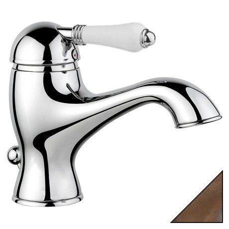 Смеситель для раковины Nicolazzi Petit M.Blanc белый, бронза  3402DB76 - 0