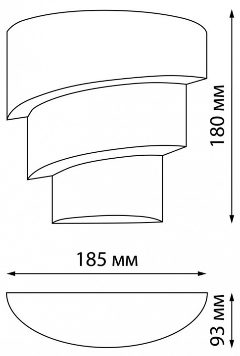 Уличный настенный светодиодный светильник Novotech Street Strait 359197 - 4