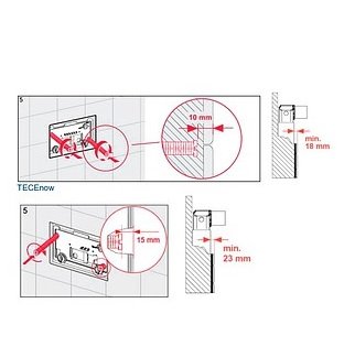 Кнопка смыва Tece Now хром матовый  9240412 - 1
