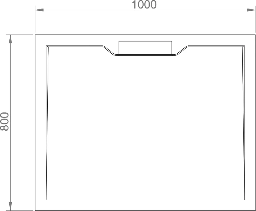 Поддон для душа RGW STE MB 100x80 черный 52342810-14 - 2