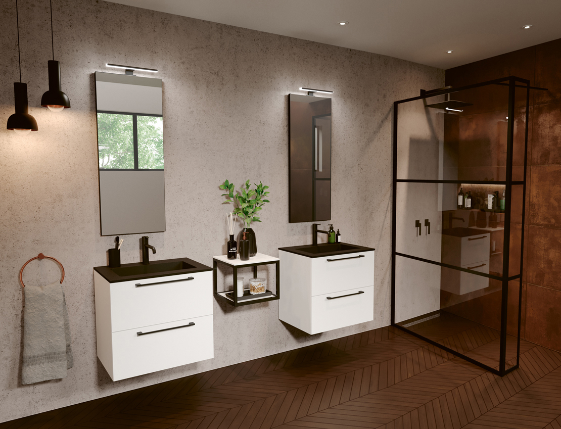 Душевая перегородка Riho Grid GB402 90 см G004037121 - 1