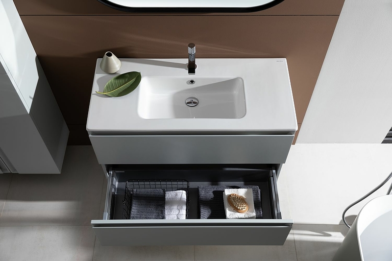 Тумба под раковину Allen Brau Eclipse 100 светло - зеленый матовый 1.E1003.PWM - 14